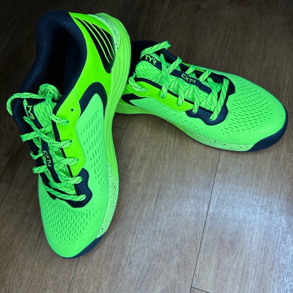 TYR Neon Green Athletic Shoes - Picture 4 of 4